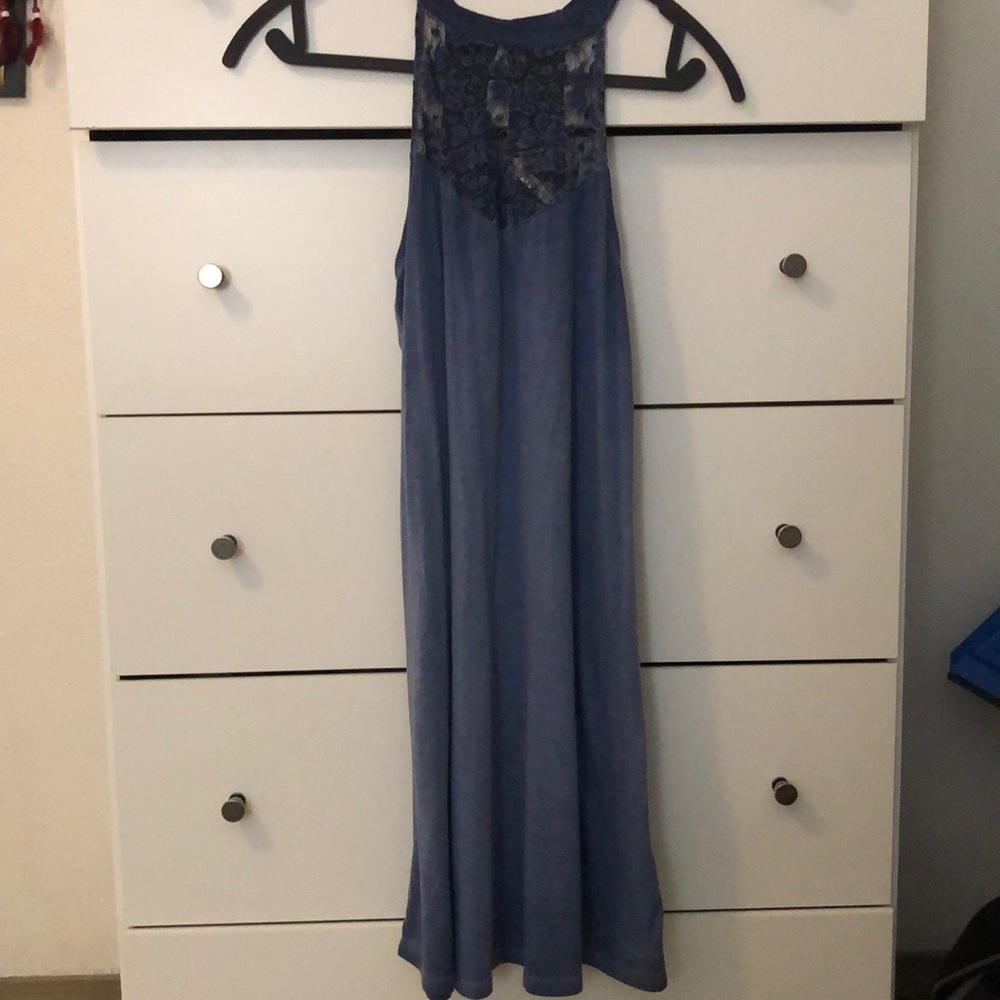 Mudd blue lace dress!